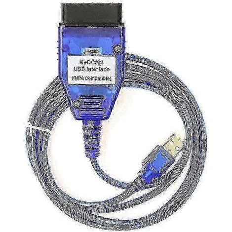 Outil de diagnostic BMW : INPA K+CAN K+DCAN avec FTDI FT232RL, USB, OBD2 Switchblue (1/5)