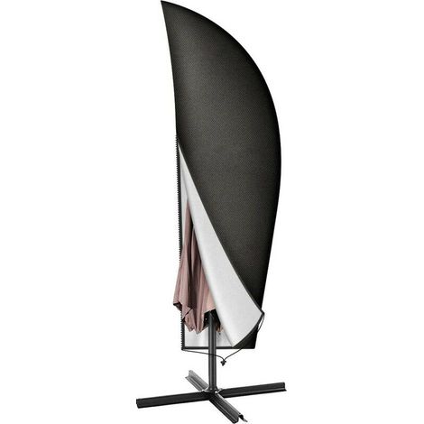 [JAMAIS UTILISÉ]Couverture pour Parasol, 265cm Jardin Parasol Couverture/Housse de Protection pour Parasol Oxford étanche, Noir (1/5)