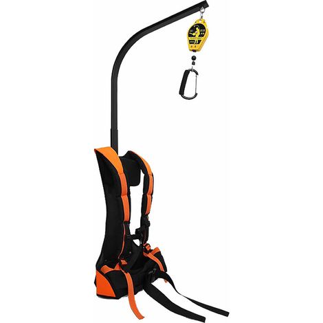 Oleo Mac – Support dorsal taille-haie NCH010 PRO – Réduit jusqu'à 80% le poids – Confort optimal avec rembourrage – Pour taille-haies et perches élagueuses