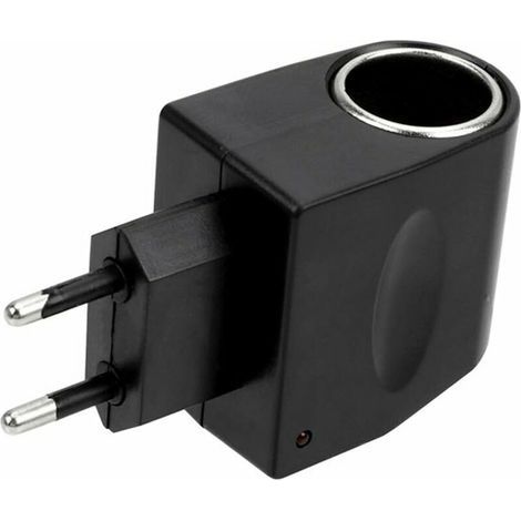 220V auf 12V Kfz-Stromwandler, Kfz-Zigarettenanzünderadapter für Wechselstrom-Gleichstrom-Wechselrichter für Pkw, Transporter und Elektro-Lkw, entspricht den europäischen Vorschriften (1/5)