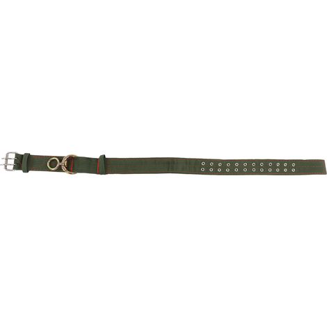 Collier pour vache, réglable, en toile 4 couches, avec boucle métallique 2 rangées, pour chevaux, moutons, bovins et chiens. (1/5)