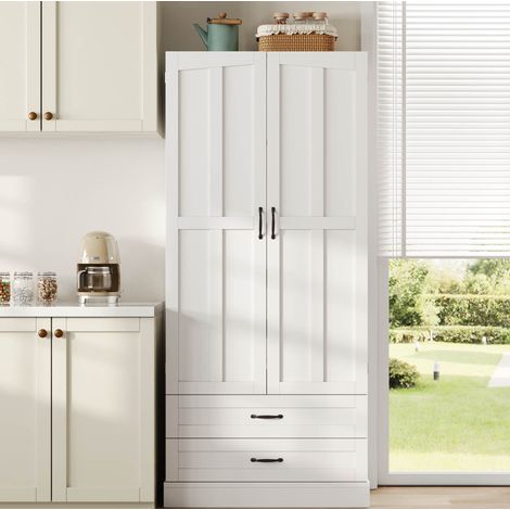 Armario despensa cocina con cajones MDF 180 cm OKMYHOME