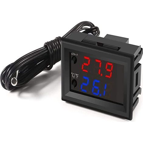 Régulateur de température DC 12V programmable -50110℃, avec sonde de capteur étanche NTC 10K (1/5)