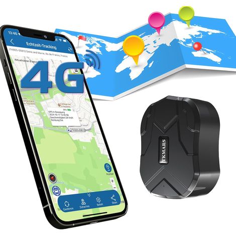 GPS Tracker Car 4G TK905B Tracker GPS Car No Subscription Tracker Scooter Motorcycle Truck Locator Logistics Management Fleet Car Tracking Boat Anti-theft Long Range Monitor (1/5)