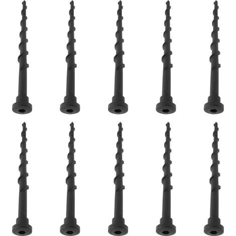 10er-Pack Schrauben für Ladestationen, robuster Kunststoff, 14 cm Länge, für Automower 105, 305 und 308 Rasenmäher (1/5)