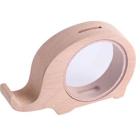 Handgefertigte Elefanten-Spardose aus Holz, Spardose für Kinder, Zimmerdekoration, einzigartiges Geschenk, 1 Stück (1/5)