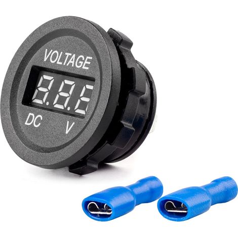 Voltímetro digital integrado adicional de 12V 24V MOD-02 amio-02852 (1/5)