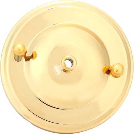 Lot de 2 crochets de suspension en fer pour lustre, support de plaque, accessoire de décoration à monter soi-même, couleur or (1/5)