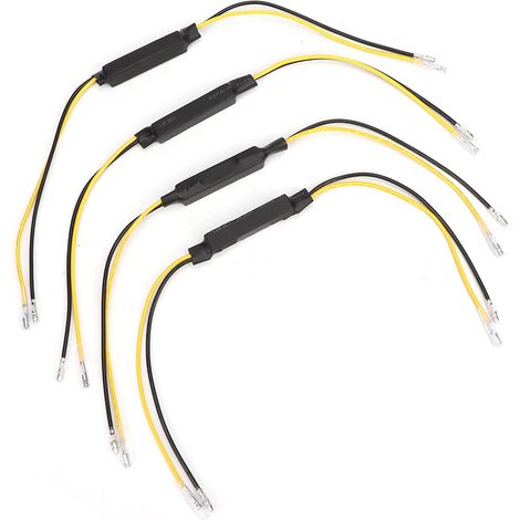 4 x 12V-24V 20W LED clignotants moto, décodeur LED avec résistance de charge (1/5)