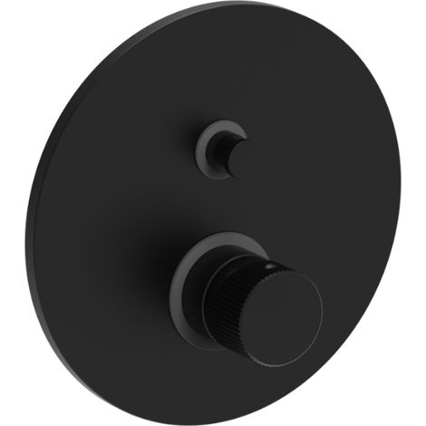 Paffoni Mitigeur de douche encastré 2 sorties série Jo JO015NO Laiton - Noir mat (1/2)