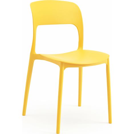 SEDIA MARTE IN POLIPROPILENE Giallo - 1 Sedia