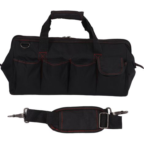 Sac à outils, 45 cm (18 pouces), pour travaux électriques, pour l'organisation, le transport et le rangement dans l'atelier.-AquaForge (1/5)