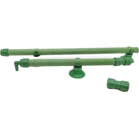 Tube à bulles flexible pour aquarium, oxygène l'aquarium, effets de bulles multicolores hypnotisants, installation facile avec ventouses, 58 cm (23 pouces), vert (1/5)