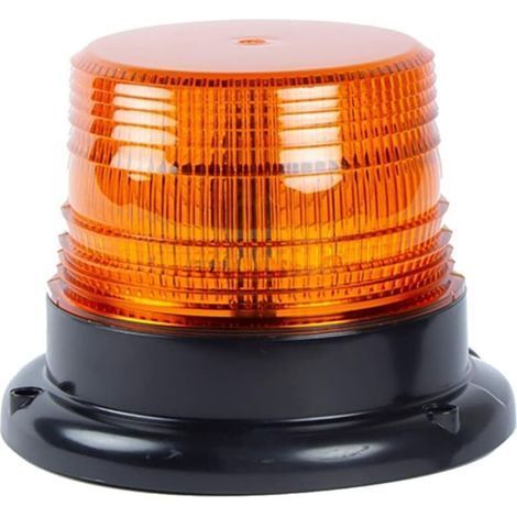 LED-Baken-Stroboskoplicht - Warn-Sicherheitsblitzleuchten mit Magnetfuß - Ideal für Baufahrzeuge, Abschleppwagen, Sicherheitspatrouillen, Golfcarts, Schneepflüge - Gelb (1/5)