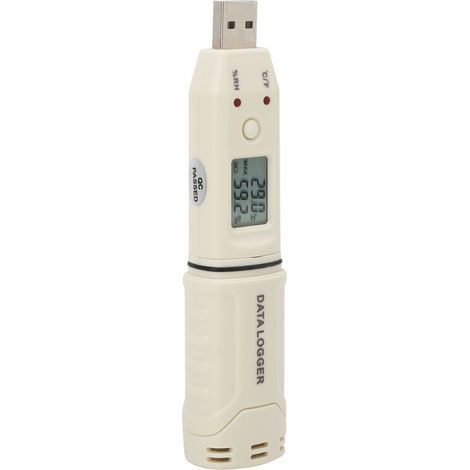Enregistreur de température et d'humidité GM1365, thermomètre pour chambres froides (laboratoire, agriculture, serre) (1/5)