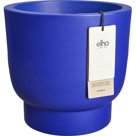 Elho Amber Grail 30 Royal blue Fioriera Rotondo (1/2)