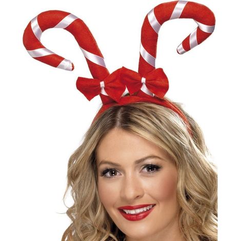 Candy Cane Headband - Red & White - 38327