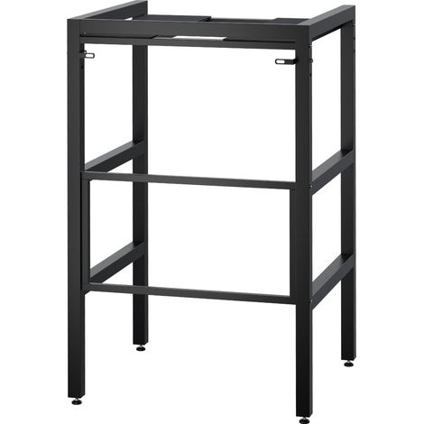 Estante apilable para lavadora y secadora 73 × 60 × 110 cm metal negro 300 kg 100008371