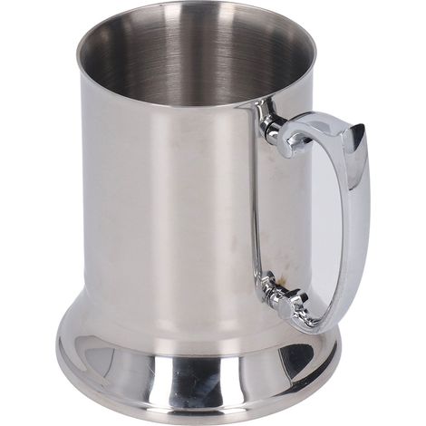 Chope de bière double paroi en acier inoxydable, isolée, antirouille, anti-corrosion, tasse à café pour bar (1/5)