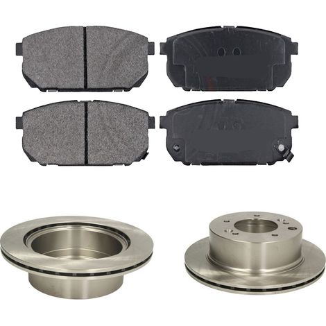 KIT FRENI POSTERIORI compatibile con KIA SORENTO I (JC) - DISCHI + PASTIGLIE OEM: FDB1736 / 17423 , 18113 /SOSTITUZIONE DIRETTA/BASSA POLVERE/SILENZIOSO (1/5)
