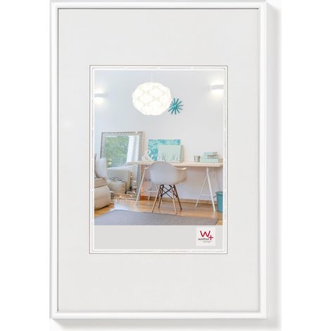 walther design Cornice Bianca 60 x 90 cm New Lifestyle Cornice in plastica KV090W (1/5)