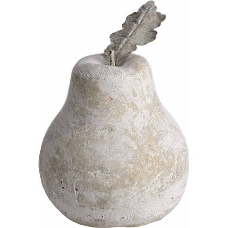 Pear Medium - Stone - L15 x W15 x H18 cm - Cream