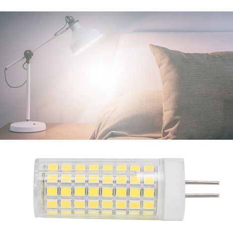 Ampoule LED G8 type maïs 1000 lm, 102 LED, dimmable, pour lustre, plafonnier ou applique murale, 110 V, blanc froid (1/5)
