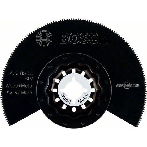 Lame de scie segmentée BIM ACZ 85 EB, bois et métal, 85 mm, pack de 10