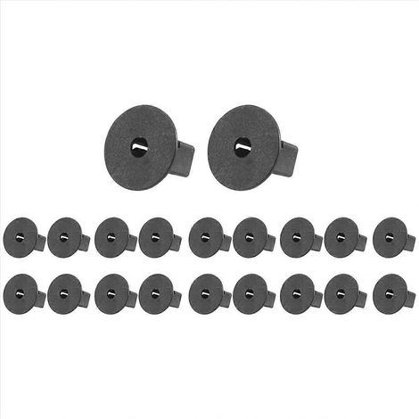 20 inserts de fixation à visser, rivets à clipser et agrafes de retenue pour garnitures, lot de 20 pièces (1/5)