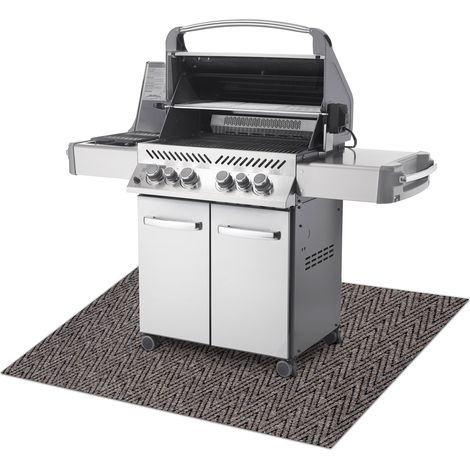 MAGNUS 1951 Grillschutzmatte für Terrasse, draussen - beige beige 100x200 cm