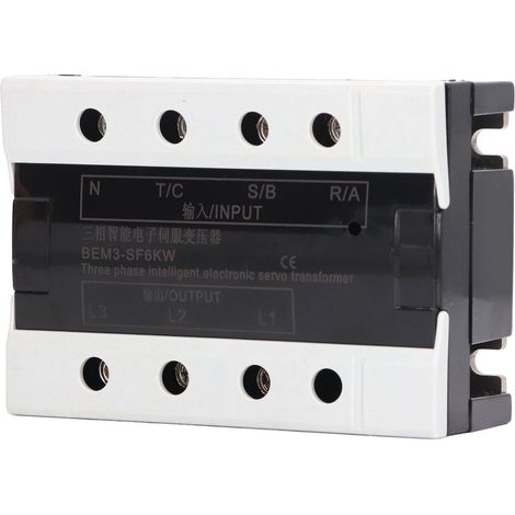 Elektronischer Servotransformator 6 kW, 3-phasig, intelligenter Servospannungswandler, Eingang 360–420 V, Ausgang 200–230 V (1/5)
