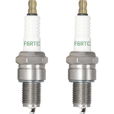 Stück F6RTC Auto-Zündkerze, Rasenmäher-Zündkerze, ersetzt BPR6ES/7995/WR6DC 7900/WR7DC/RN9YC RN10YC RN11YC, 3047/W20EPR-U/VW20, MTD 951-10292 751-10292 131-039