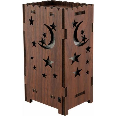 Filiyano – Lampe de projection veilleuse lune étoilée avec arrêt automatique, pour chambre d'enfant, lampe de bureau. (1/5)