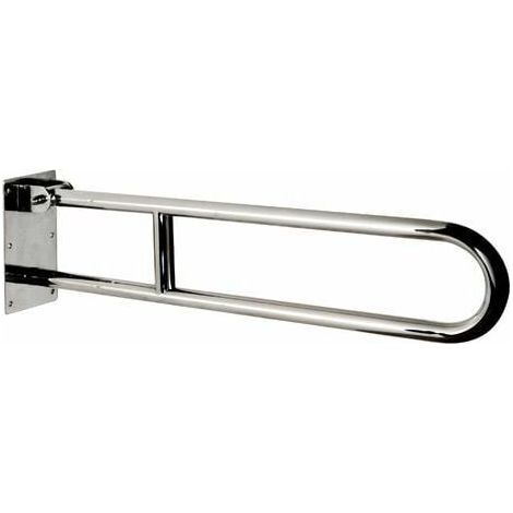 Poignée PMR pivotante en inox USIS chromé - Chromé (1/2)