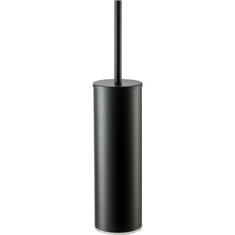 STILHAUS Porta Scopino Da Terra Hashi Nero Opaco