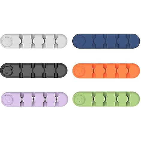 6 Stück elastische Kabelbinder