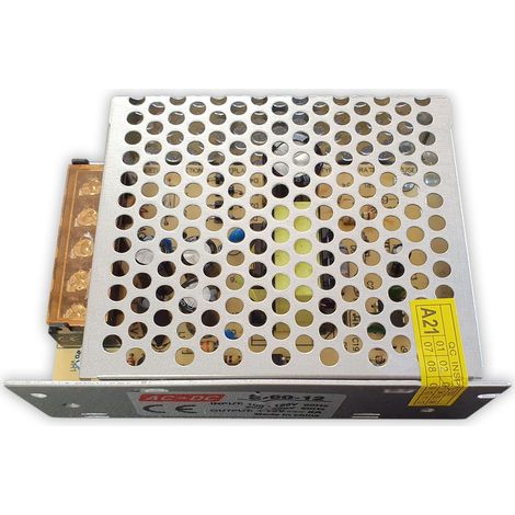 Fuente de alimentación para iluminación piscinas 12V DC (75W)