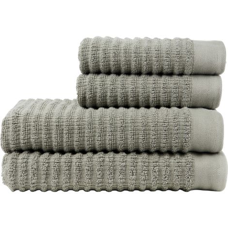 Ensemble de serviettes Vinga Landro, lot de 4, taille unique, vert. (1/2)