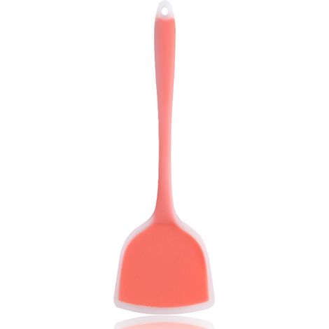 Spatule en silicone translucide, ustensile de cuisine antiadhésif, résistant aux hautes températures (1/5)