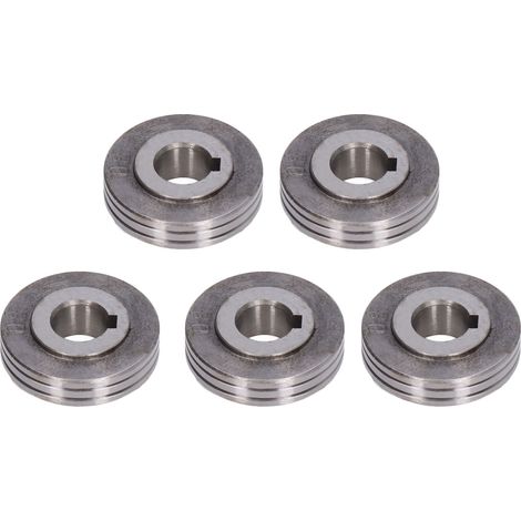 Lot de 5 galets d’avance pour fil de soudure 0,8-1,0 mm, roue guide d’alimentation pour poste à souder OTC (1/5)