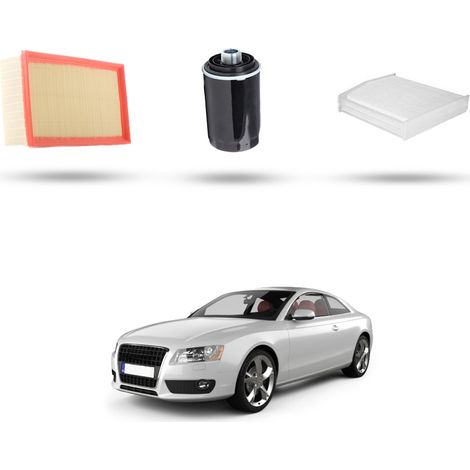 Kit Tagliando 3 filtri compatibile con Audi A5 (8T3,8F7,8TA) 1.8 tfsi 118kw dal 2009 (1/5)
