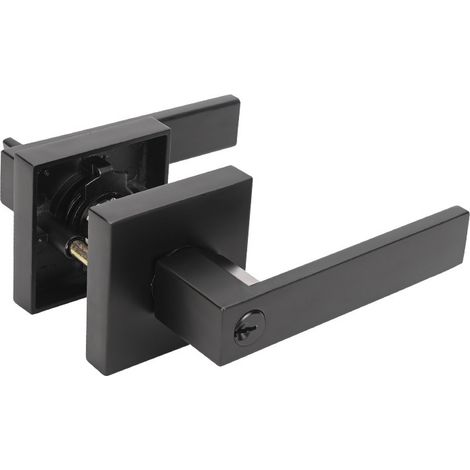 Questa serratura per maniglia interna con chiave è realizzata in acciaio inossidabile ed è adatta per porte d'ingresso, porte posteriori o porte di camere da letto. 1 serratura per confezione.