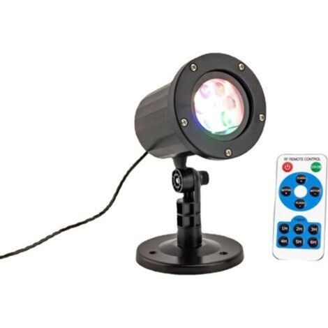 Projecteur LED de Noël en forme de flocon de neige – Éclairage intérieur/extérieur, étanche IP65, idéal pour décoration de jardin, façade ou fête (lumière blanche)