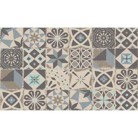 Alfombra de terciopelo para coche azul taupe 45x75 - Mercury