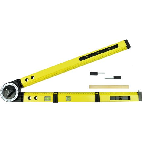 3-in-1 verstellbare Wasserwaage/Winkelmesser (10) (1/5)