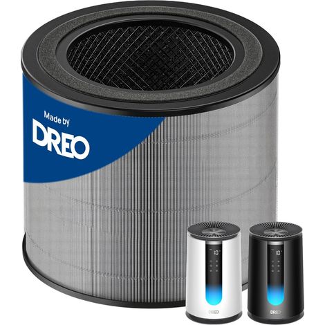 Filtre de remplacement pour purificateur d'air 338/338S, filtre haute performance 3-en-1 avec charbon actif contre la fumée, les odeurs, la poussière, les allergènes et le pollen, noir, 1 pièce (1/5)