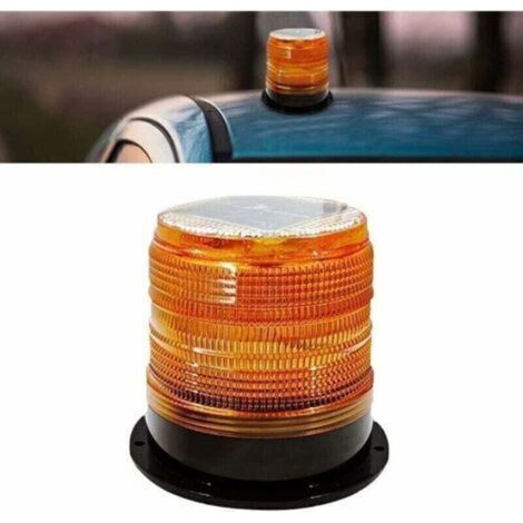 Voyant d'avertissement de gyrophare à LED clignotant stroboscopique voyant d'avertissement magnétique orange clignotant pour remorque de voiture caravane SUV 300A