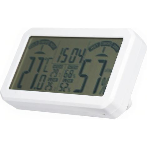 Mini thermo-hygromètre HABOTEST, capteur intérieur avec support, indicateur température humidité, pour maison serre jardin cave placard (1/5)
