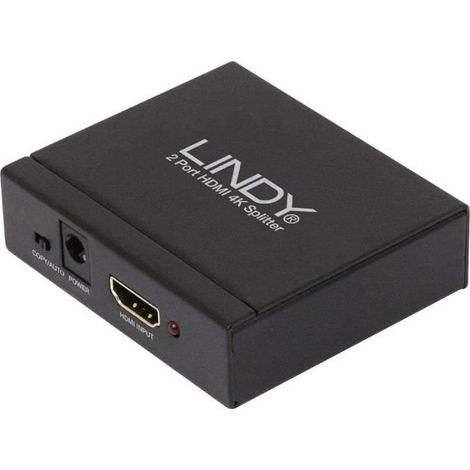 Répartiteur HDMI 3D 4K Lindy à 2 ports, 2160p30, 38158 (1/2)