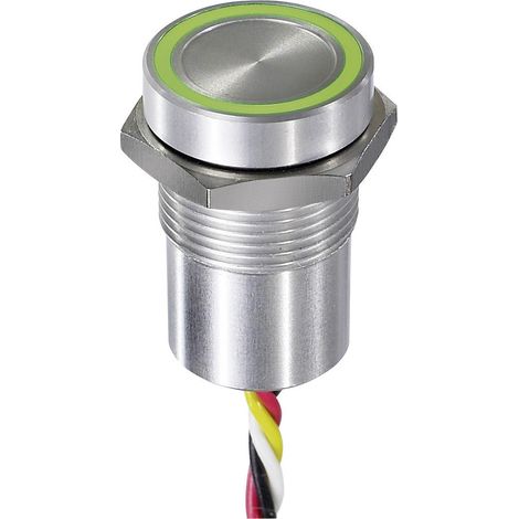 APEM CPB1110000KGSS CPB1110000KGSS Sensortaster 24 V 0.2 A tastend Grün, Rot IP68, IP69K 1 St.